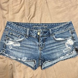 American Eagle distressed shorts
